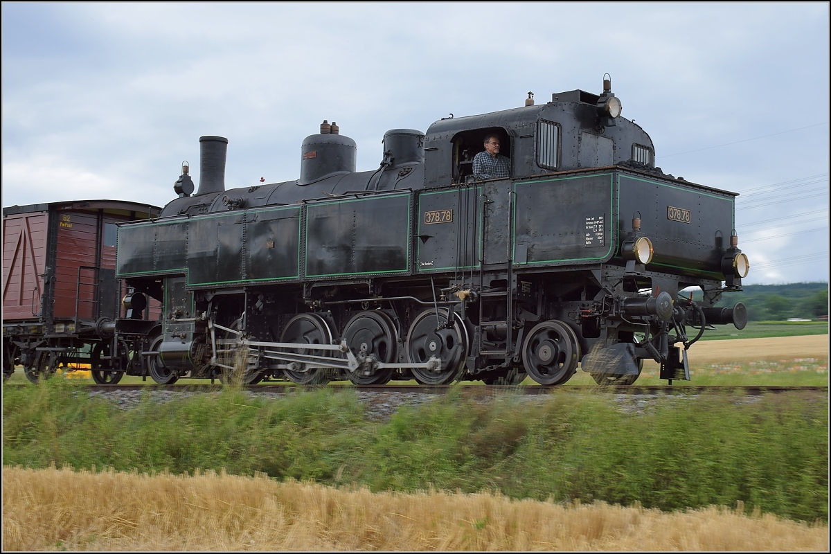 BR 93 in der sterreichischen Varianter 378. Kandertalbahn, Juli 2017.