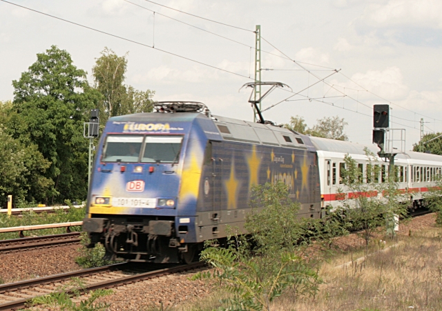 DB Fernverkehr 101 101  Europa  in Berlin-Jungfernheide