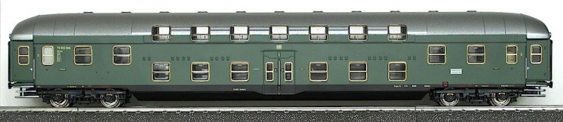 Doppelstock-Mittelwagen, lange Prototypen Bundesbahn (Modell)
