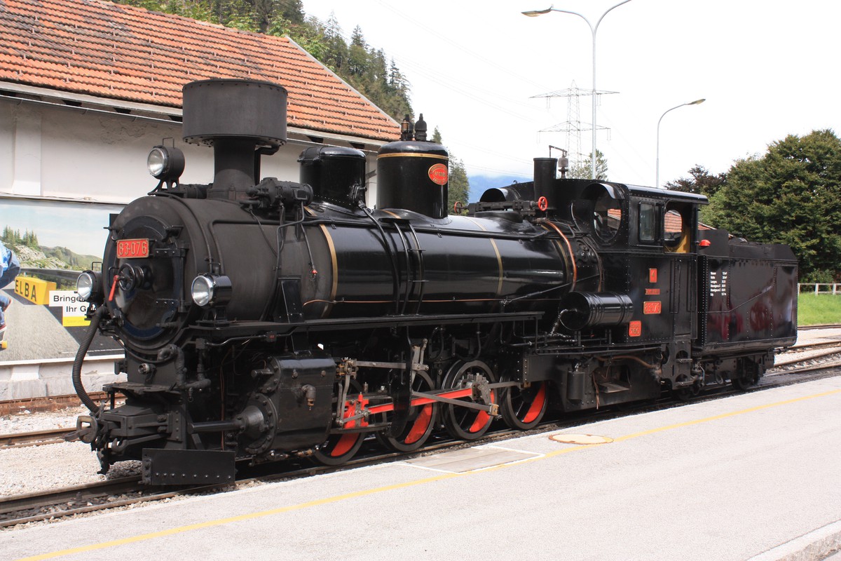 ex JZ 83-076 bei der Zillertalbahn in Mayrhofen