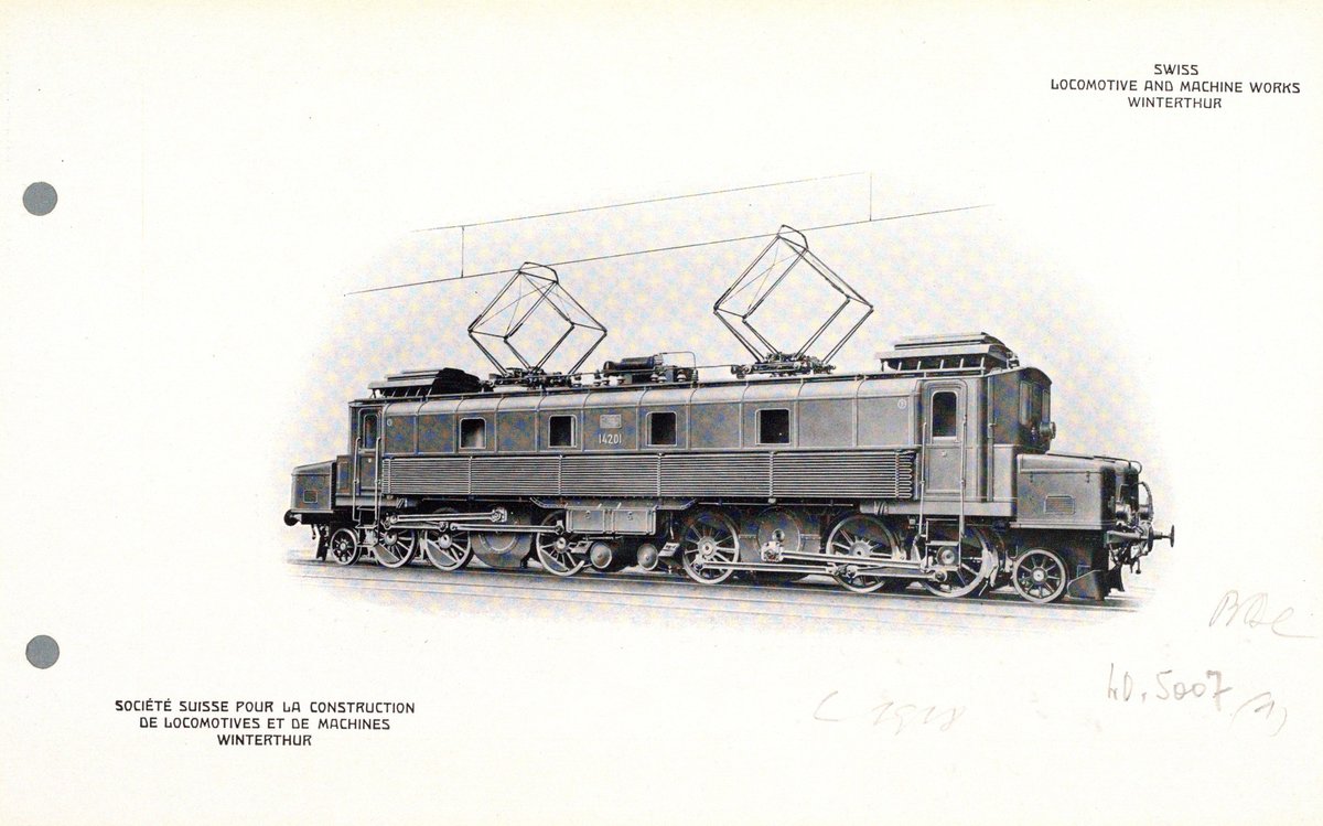 SBB Ce 6/8 I 14201, Typenbild (Quelle Wikipedia, Foto Schweizerische Lokomotiv- und Maschinenfabrik - SBB Historic, CC BY-SA 4.0)