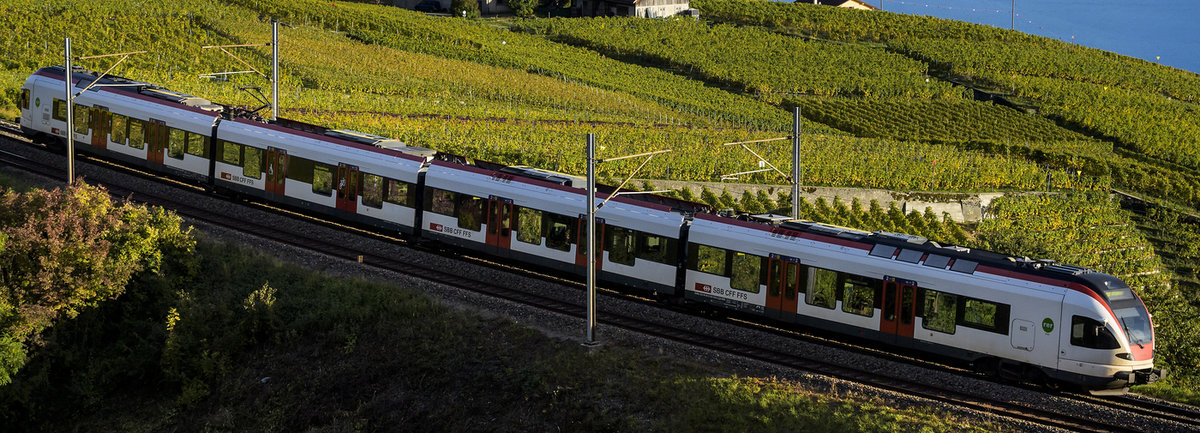 SBB RABe 523 als S-Bahn unterwegs (Bild Jean-Christophe Bott/Keystone)