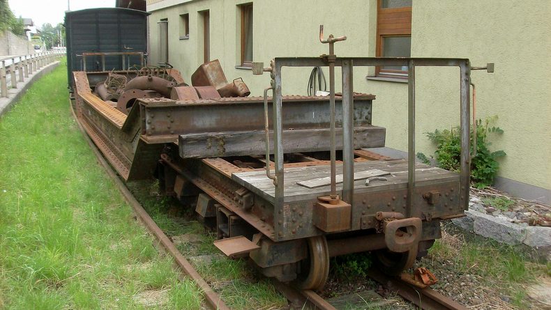 Trafotransportwagen Taa 28 der ehemaligen Materialbahn Tschagguns