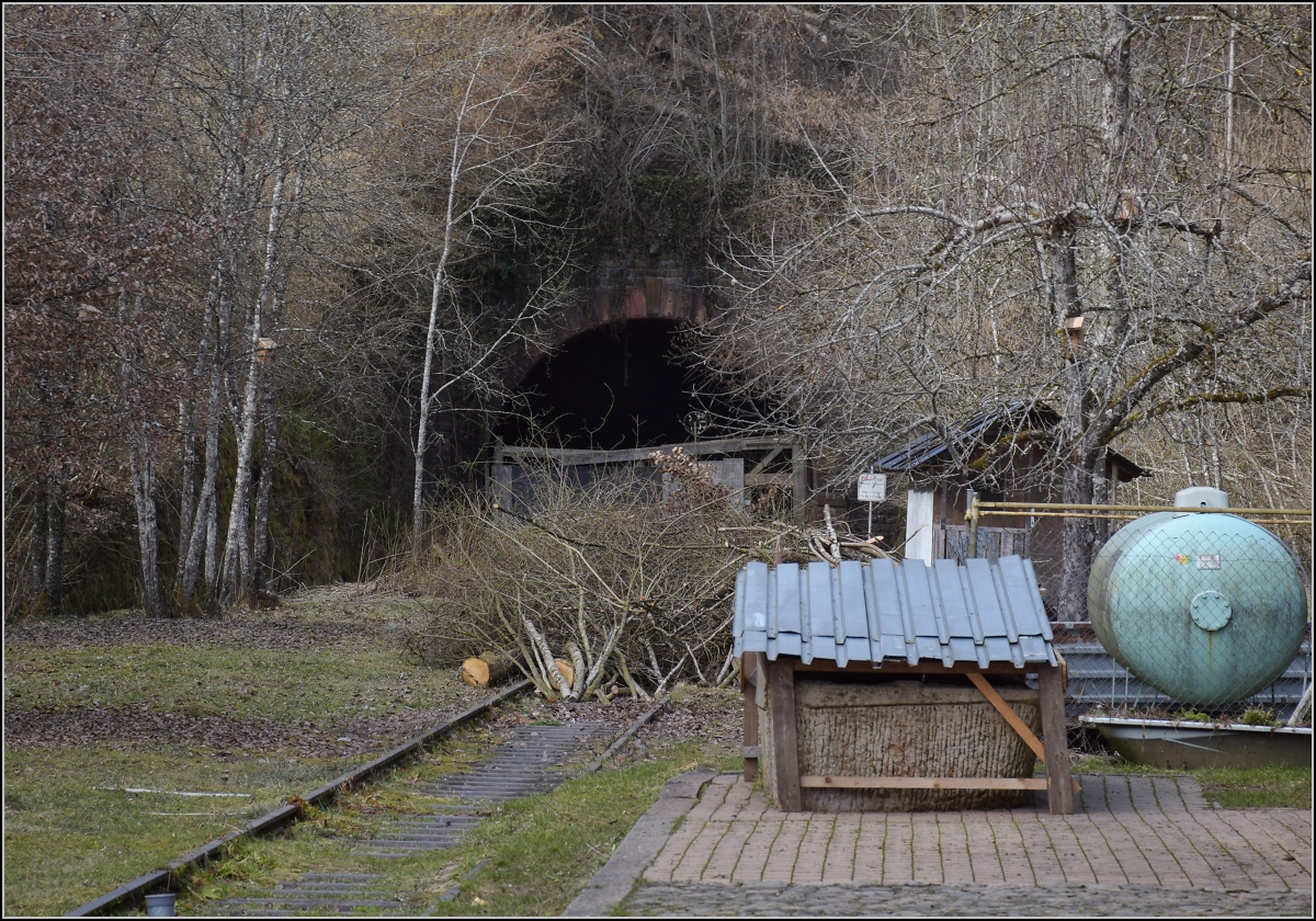 Tunnel der Wehratalbahn. Hasel, Februar 2021.