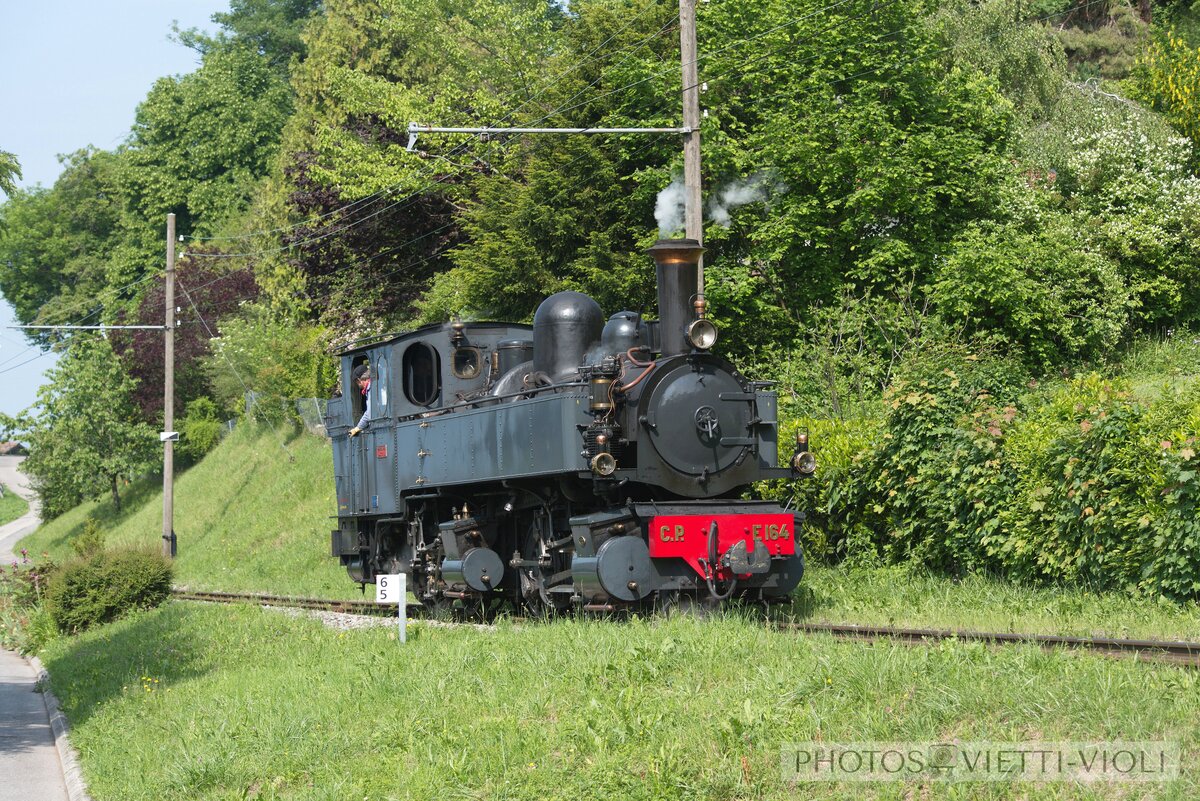 2018-05-19, BC Chemin de Bouricloz
Locomotive à vapeur G 2 x 2/2 E 164 Traction
Pour les 50 ans du Blonay Chamby

Photo Olivier Vietti-Violi
Si la photo vous intéresse merci de me contacter
photos-vietti-violi@ik.me 
