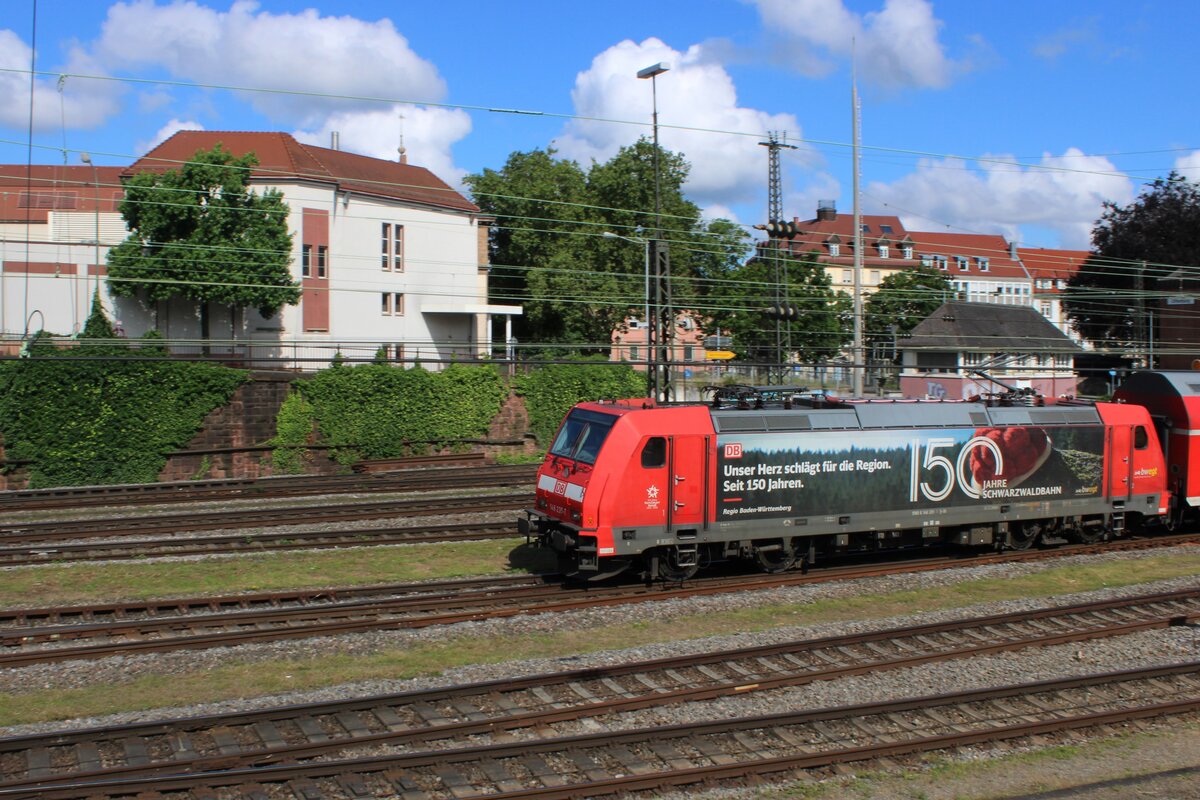 DB regio 146 235 verlasst am 24 Juni 2024 Offenburg.
