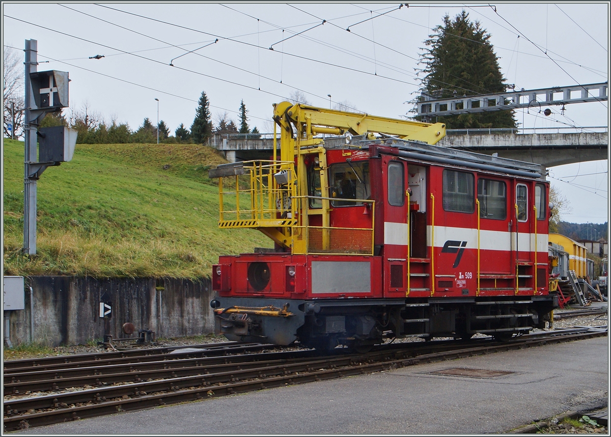 Der CJ Xm 509 in Tramelan. 
17. Nov. 2014