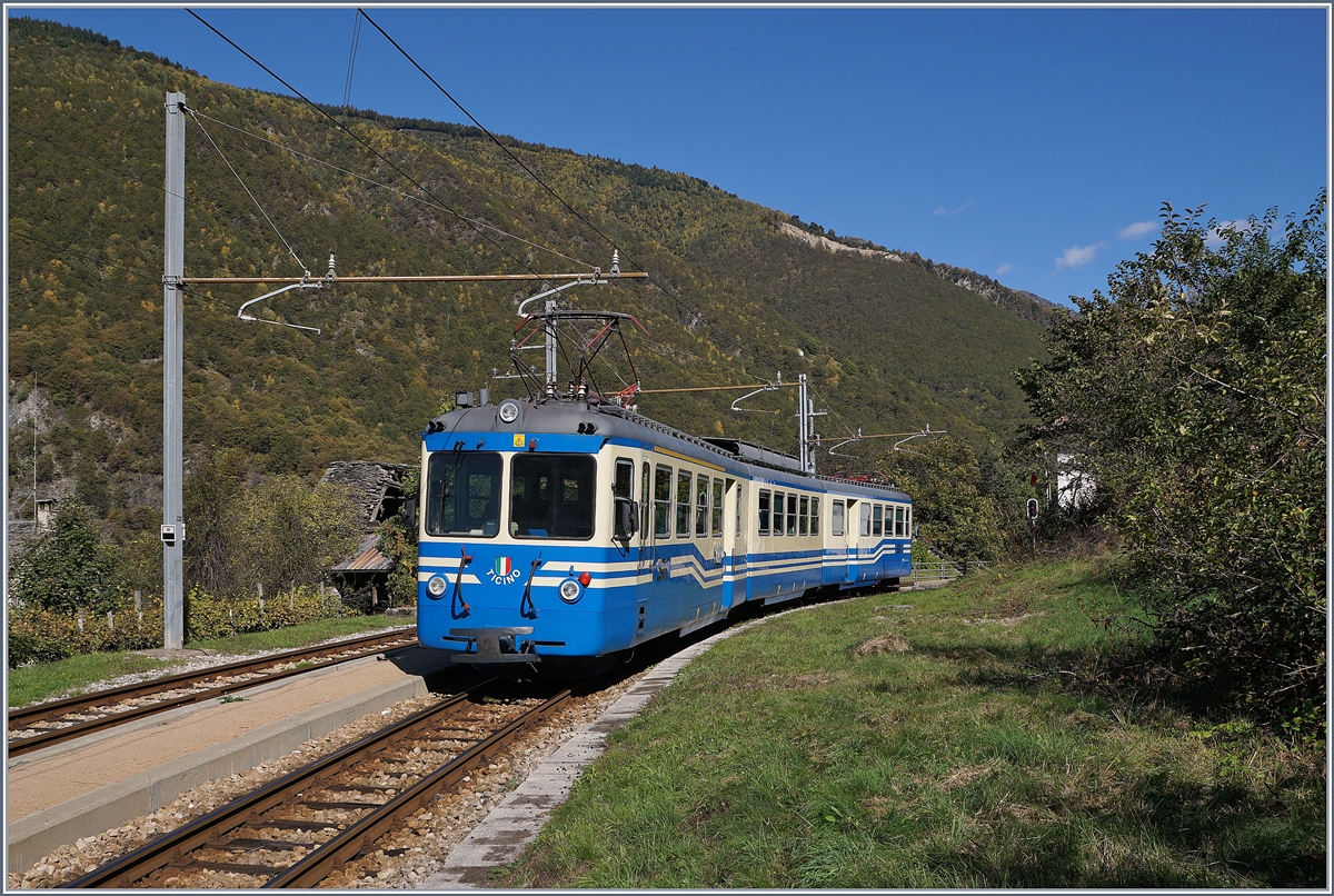 Der SSIF ABe 8/8 22  Ticinio  in Verigo. 

10. Okt. 2019