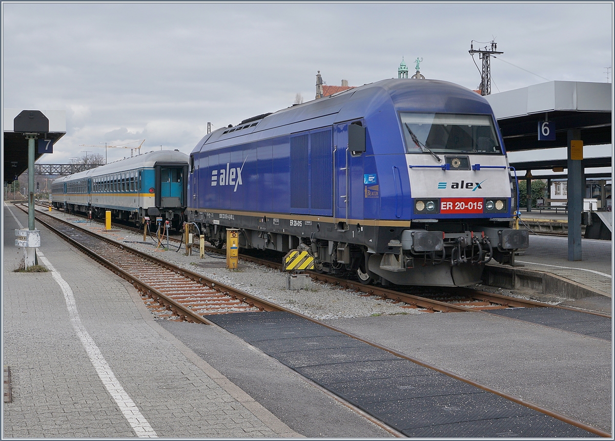 Die Alex ER 20-015 in Lindau.
16. März 2018