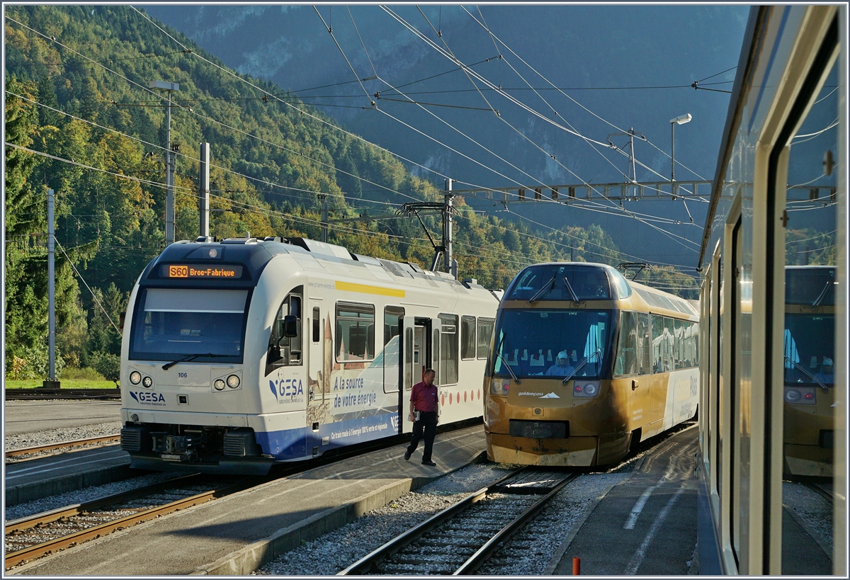 Ein TPF SURF trägt, wie dieses aus dem Zug Bild von Monbovon zeigt, bereits eine Werbelakierung.
30. Sept. 2016