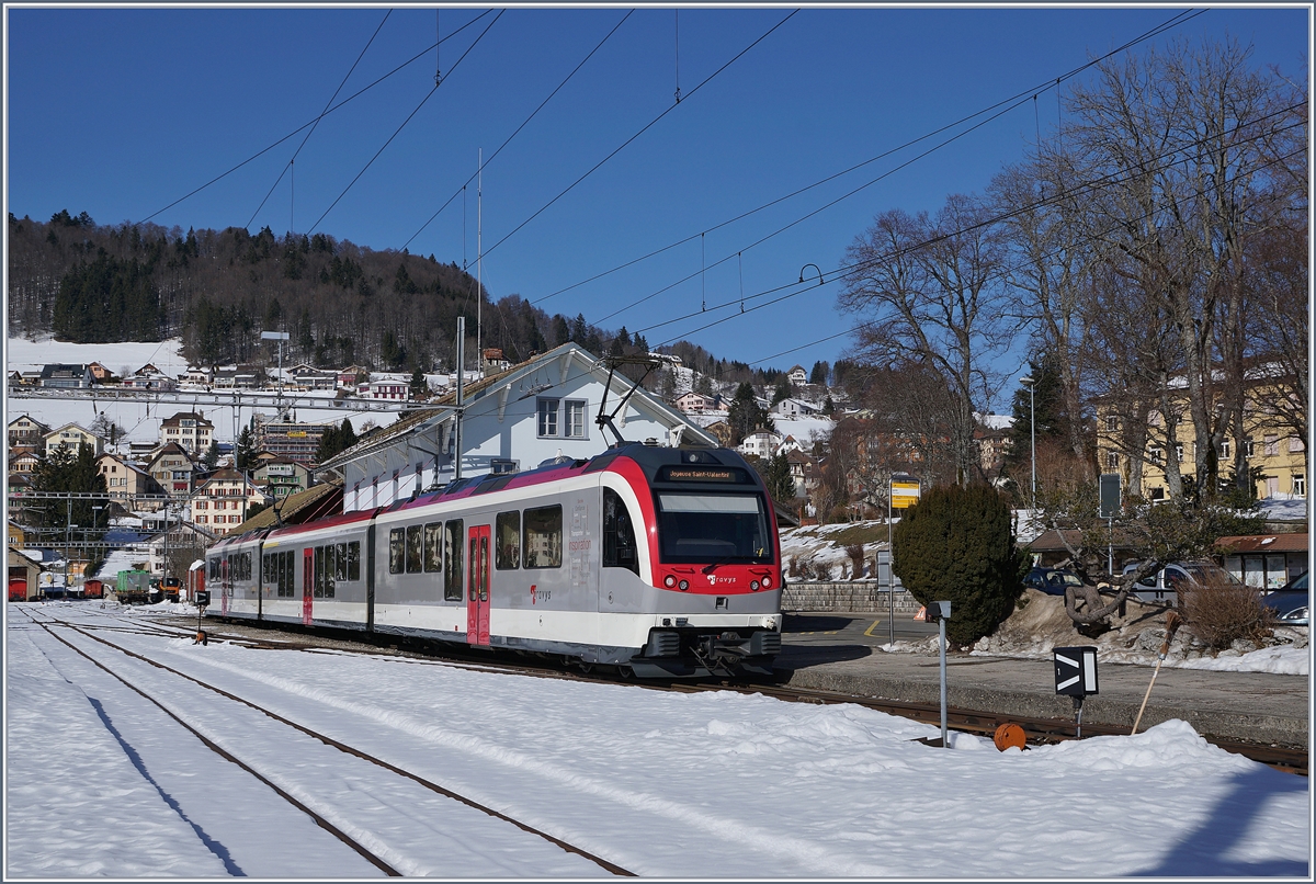 Ein TRAVYS SURF im Bahnof von Ste-Croix.
14.02.2017