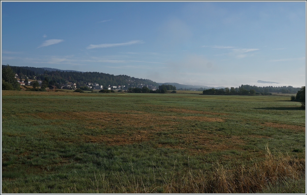 Ein Zugsuchbild (für Fortgeschrittene) wobei das Motiv im Vallée de Joux der aus dem Nebel herausragende Gipfel recht im Bild bei Le Pont war. Das Bild selbst entstand in Le Brassus, und der zu suchende Flirt zeigt sich auf dem nächsten Bild weitaus fotogener...

15. August 2022