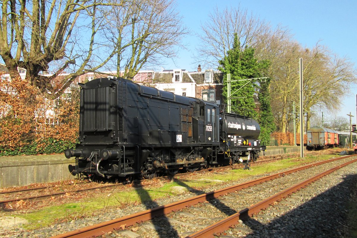 Ex-BR 70269 steht am 9 M�rz 2015 in das Niederl�ndisches Staatseisenbahn Museum in Utrecht Maliebaan.