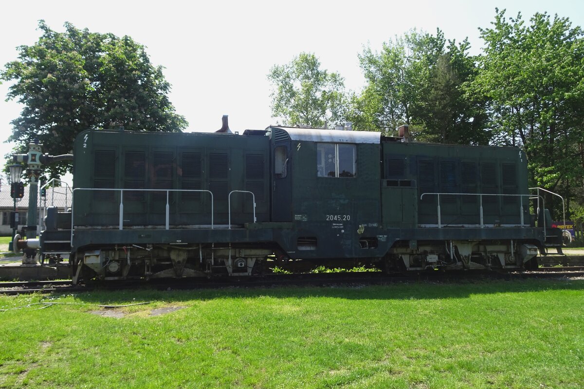 Ex-�BB 2045.20 steht am 21 Mai 2023 ins Heizhaus Strasshof.
