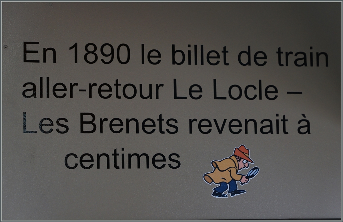 Im Innern des BDe 4/4 N° 3 zeigt ein (nicht der) Lupen-Inspektor, dass es auf der unscheinbaren Linien Le Locle - Les Brenets unzählige Details zu entdecken gibt.
18.März 2016 
