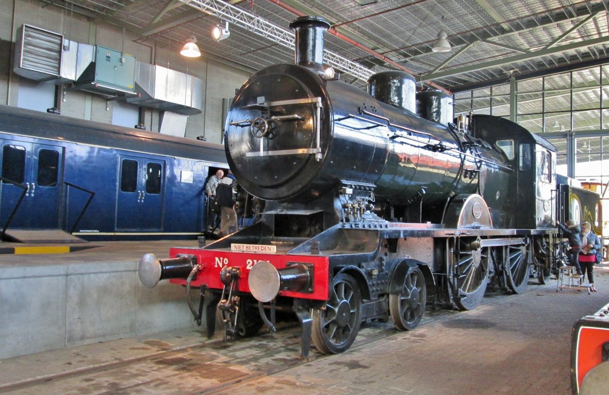 NS 2104 steht in das Eisenbahnmuseum in Utrecht-Maliebaan am 9 M�rz 2015.