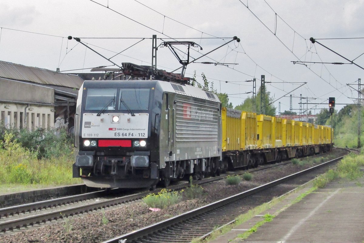 SBBCI 189 112 durchfahrt am 29 Augustus 2015 Kaldenkirchen.