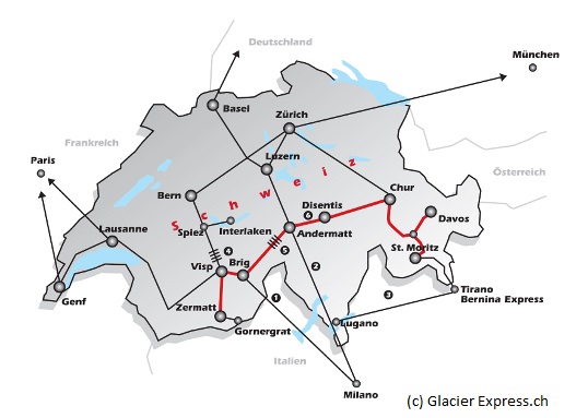 Schweiz Fahrplanfelder 700ff