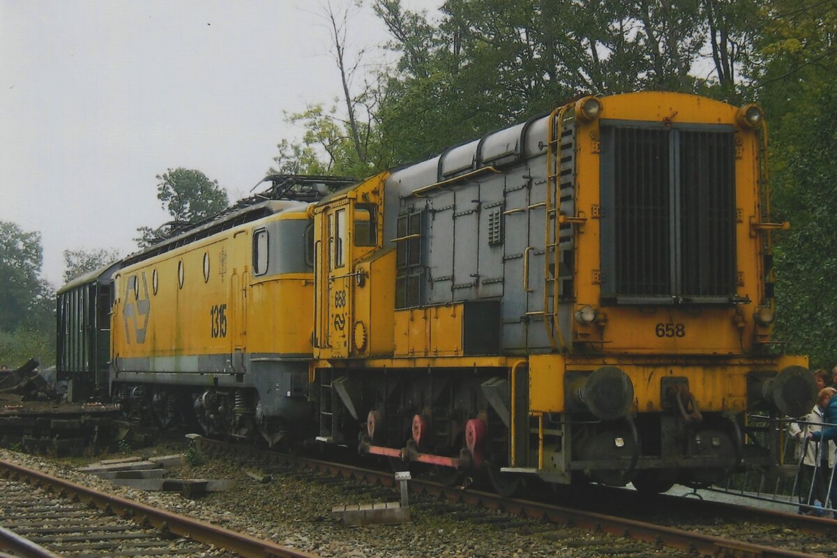 SSN, ex-NS 658 steht am 21 Oktober 2014 ins SSN-Depot in Rotterdam Noord Goederen.