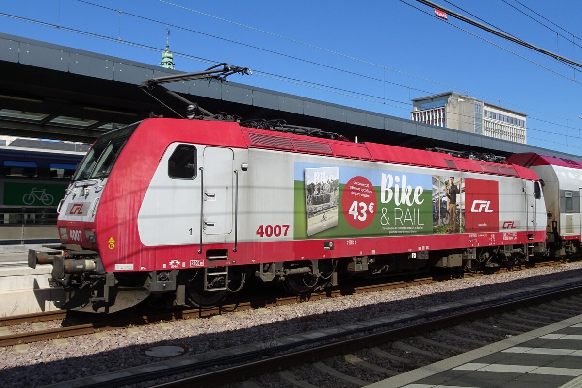Werbelokparedies Luxembourg am 20.Augustus 2023: hier meine 1.Werbelok, die 4007.
