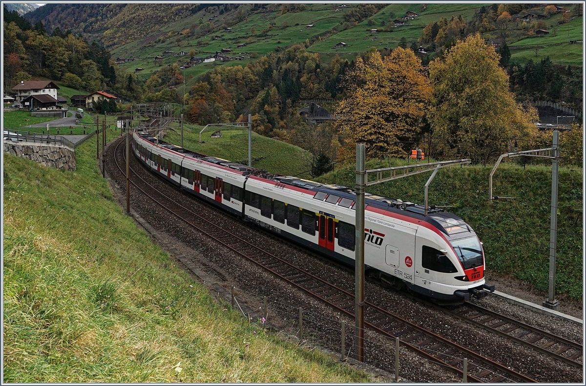 Zur Zeit ist der Regelverkehr am Gotthard für Fotografen wenig attraktiv, wird doch fast ausschlisslich geFLIRTet.
Bei Intschi, den 21. Okt. 2017