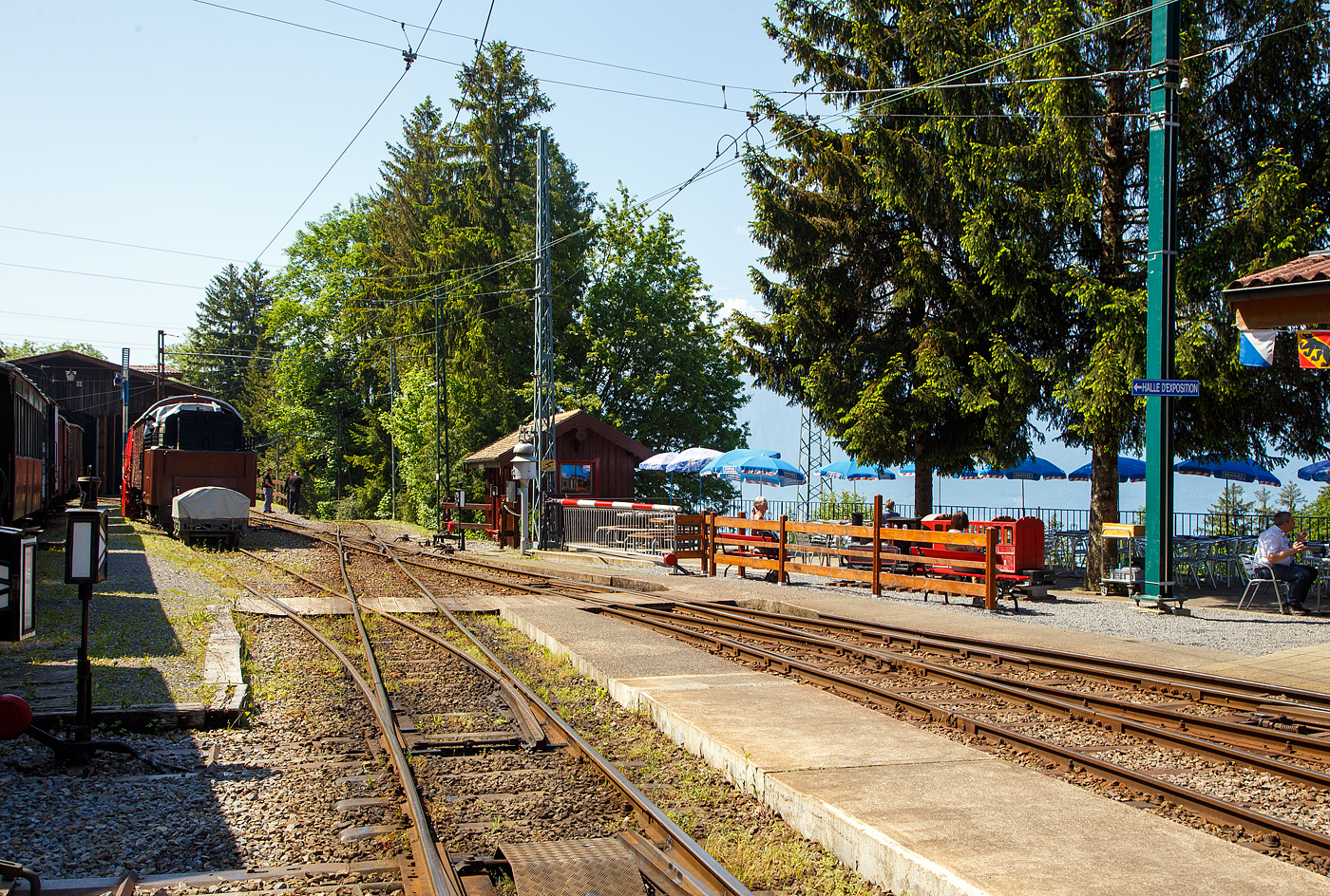 Museumsbahnromantik
Im Museumsareal in Chaulin der Museumsbahn Blonay–Chamby am 27.05.2023.