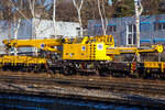 Der 125t Gleisbauschienenkran (Gleis- und Br�ckenbaukran) - KIROW Multi Tasker KRC 910, Kran 3 der MGW Gleis- und Weichenbau-GmbH & Co.KG (Berlin), Schweres Nebenfahrzeug Nr.