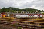 Blick vom Hbf auf den Ringlokschuppen Siegen am 29.06.2022.