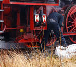   Beim Bahnhof Lützel wurde die 52 1360-8 bzw.