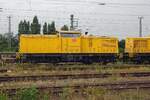 DB Netz 203 308 steht am 21 Augustus 2021 in Hamm Pbf abgestellt.