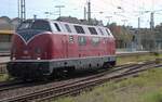 V 200 033 der Hammer Eisenbahnfreunde macht am 20 September 2025 ein Soloauftritt in Koblenz Hbf.