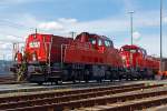   Die 260 510-3 (92 80 1261 010-3 D-NTS) der northrail eine Voith Gravita 10 BB, eigentlich 261 010-3, abgestellt am 25.05.2014 beim ICE-Bahnhof Montabaur.
