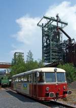 Ex VT 50 der HKB - Hersfelder Kreisbahn am 05.06.2011 im LWL-Industriemuseum Henrichsh�tte in Hattingen.