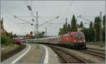 Die �BB 1116 093-4 hat in Lindau den IC M�nster - Innsbruck �bernommen.