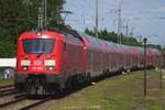 Am 18 Mai 2023 treft DB Messerschmidt 102 003 mit der N�rnberg-M�nchen Express in Ingolstadt Hbf ein 