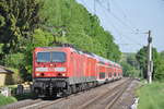 Am 11.05.2018 schleppte 143 141 die Lok 143 231 ab.
