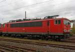 155 086-2 der DB AG abgestell am 08.10.2011 in Kreuztal.