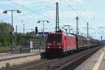 Ganzzug mit 185 268 durchfahrt am 2 Mai 2024 Celle auf den Weg nach Maschen Rbf.