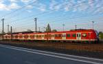 Triebzug 423 195-7 / 433 195/ 433 695 / 423 695 der S-Bahn K�ln steht am 28.04.2013 im Bahnhof Troisdorf.