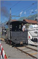 Auch von hinten ein Bild wert: die 1989 von Jung unter der Fabriknummer 59 gebaute G 2/2 Bn2t bei den Schweizer Dampftagen in Brienz 2018.