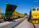Plasser & Theurer Materialförder- und Siloeinheit MFS 120, Schweres-Nebenfahrzeug-Nr.