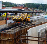 Mal ein Blick über den Teleskopausleger.