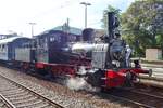 SPEYERBACH steht am 31 Mai 2014in Neustadt (Weinstrasse) w�hrend das Dampfspektakel in 2014.