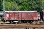 G�terzugpackwagen Pwghs 54 (ex DB 80 950 5 975-7) abgestellt am 02.09.2012 in Linz am Rhein.