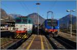 Bunte FS: E 656 431 und E 464 063 in Domodossola.