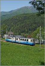 Der kleine SSIF ABe 6/6 35  Verbano  hat mich mit seiner Grösse überraschat, da er nicht wie gedacht zwischen die zwei Masten passte.