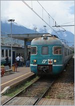 Ein FS ALe 803 wartet in Sondrio auf die Abfahrt (nach Tirano?).
8. Mai 2010