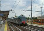 Der Trenord 125 006 verlässt Monza Richtung Milano. 
22. Juni 2015