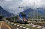 Ein FS Trenitalia Ale 501 ME (Minuetto) verl�sst Domodossola in Richtung Novara.