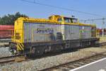 Shunter Tractie 203-101 steht in Blerick am 22 Augustus 2018.
